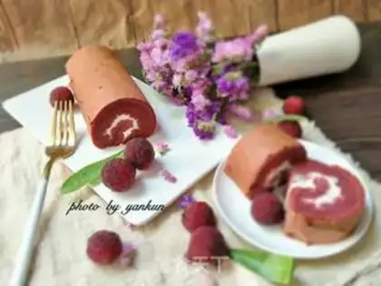 Make Red velvet cake rolls step 15