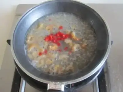 Make Shrimp mustard blue step 5