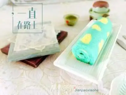 Make Blue Sky Cloud Cake Roll step 20
