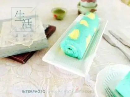 Make Blue Sky Cloud Cake Roll step 21