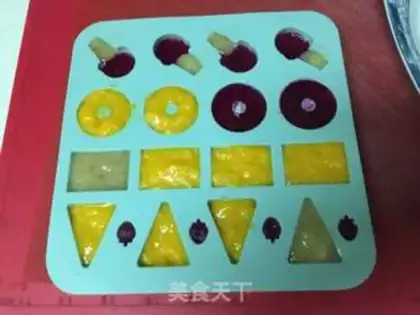 Make Fruit ice cake step 4