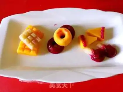 Make Fruit ice cake step 5