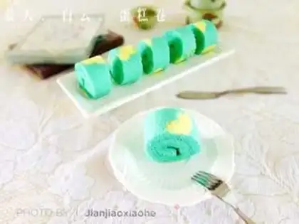 Make Blue Sky Cloud Cake Roll step 24