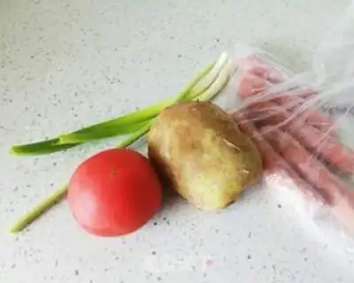 Make Potato-covered tomatoes step 0