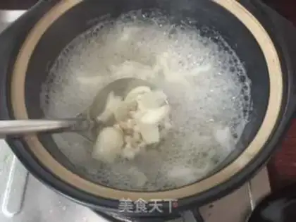 Make Porridge of rice lilies step 6
