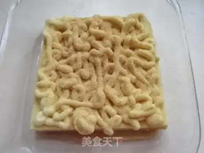 Make Net red bean cake box step 10