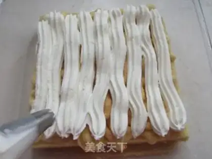 Make Net red bean cake box step 11