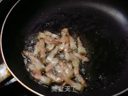Make Mushroom fried sweet beans step 1
