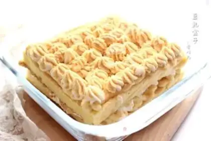 Make Net red bean cake box step 13