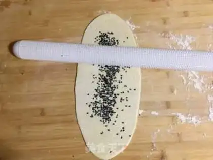 Make Black sesame noodles step 8