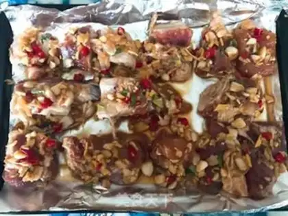 Make Garlic ribs from the oven step 2