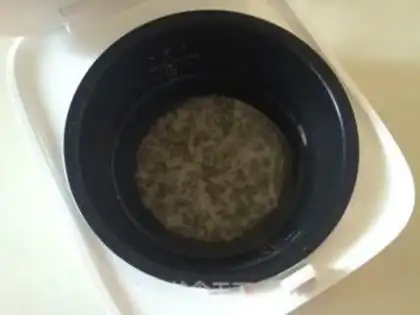 Make Sweet green bean congee step 3