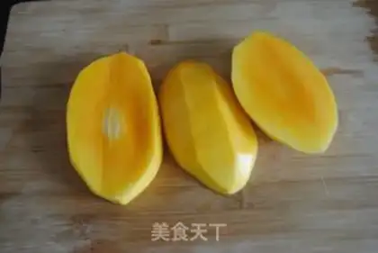Make Blanca mango ice cream step 2
