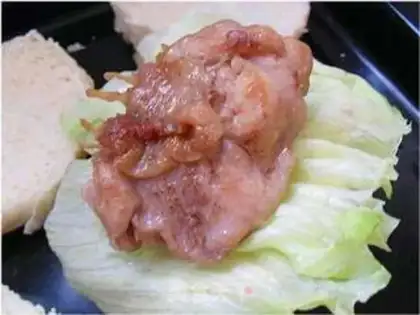 Make Chicken burger step 7