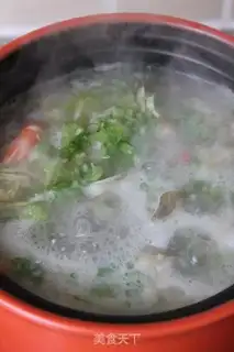 Make Seafood congee step 6