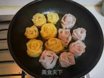 Make Rose fried dumplings step 18