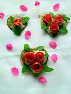 Make Toast roses step 22