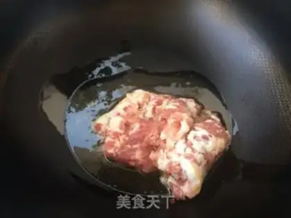 Make Squeeze meat and tofu step 3