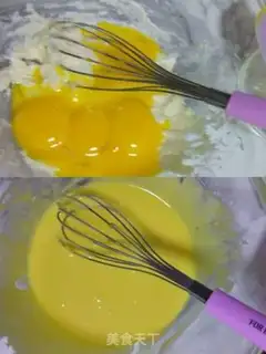 Make Mango heart mousse cake step 2