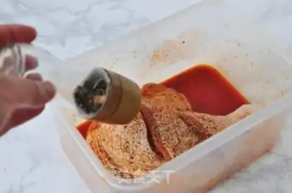 Make Red chicken leg step 4