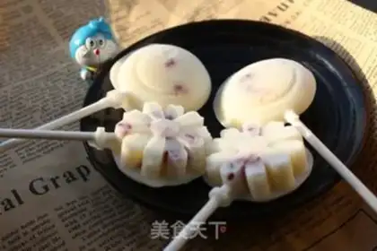 Make Yogurt lollipop ice step 12