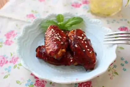 Make Honey-cooked chicken wings step 6