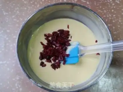 Make Cranberry yogurt cake step 5