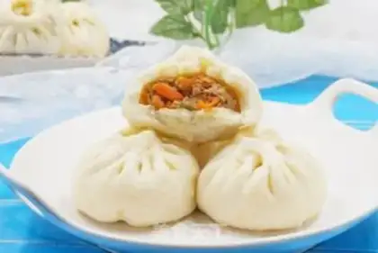Make Carrot beef buns step 14