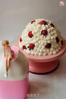Make Fresh cheese cake step 19