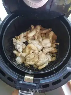 Make No fried chicken fork step 4