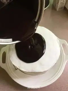Make Mirror cake step 14