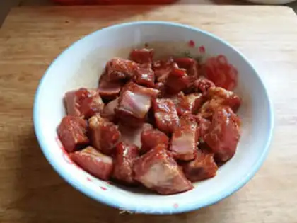 Make Bean evaporated ribs step 1
