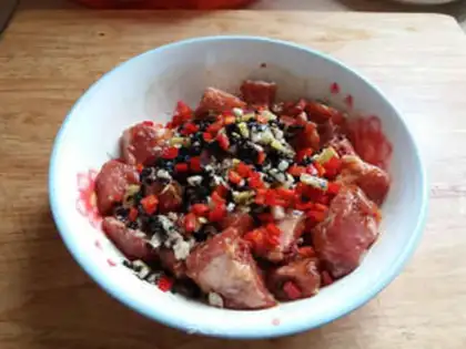 Make Bean evaporated ribs step 5