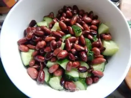 Make cucumber with peanuts step 3
