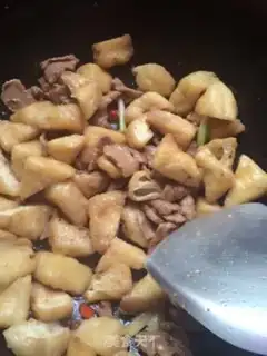 Make Spicy tofu step 2
