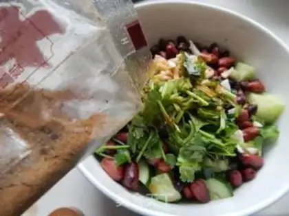 Make cucumber with peanuts step 8
