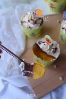 Make Double mousse cake step 19
