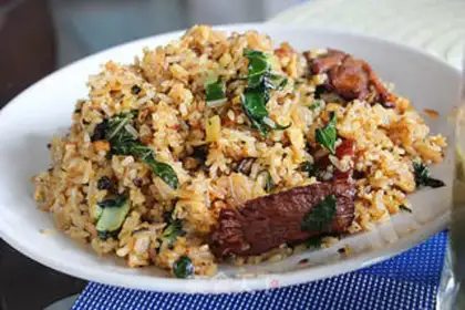 Make Egg fried rice step 8