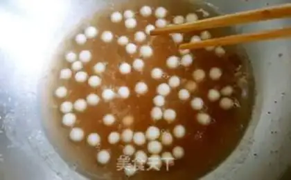 Make The wine makes round congee step 5