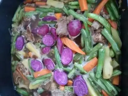 Make Potato bean noodle step 3