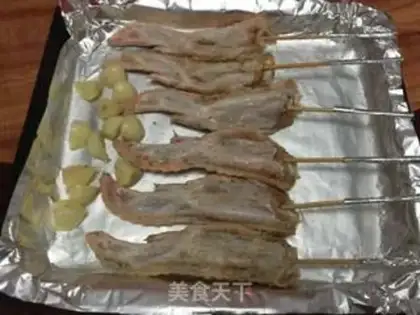 Make Pretzel chicken wings step 4