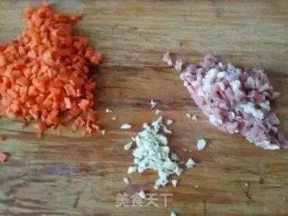 Make Peas, fried meat step 1