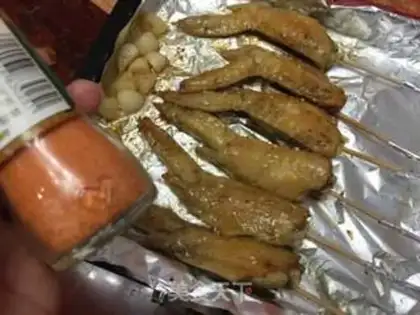 Make Pretzel chicken wings step 7