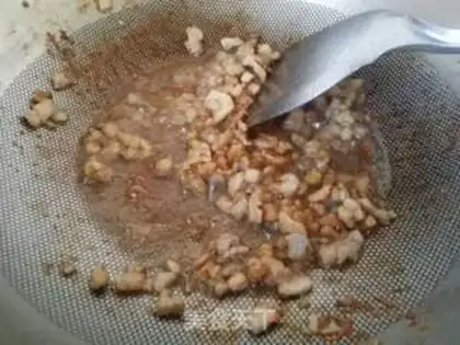 Make Peas, fried meat step 4