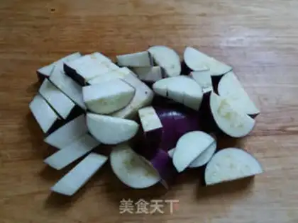 Make Red eggplant step 1