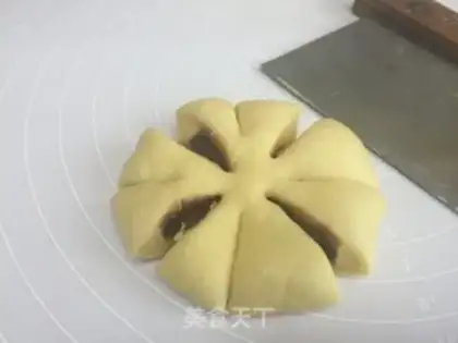 Make Flowers, bean bread step 8