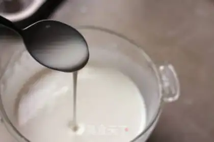 Make Milk and rice cake step 2