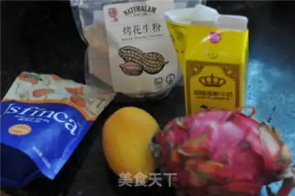 Make Mango almonds and moose step 0