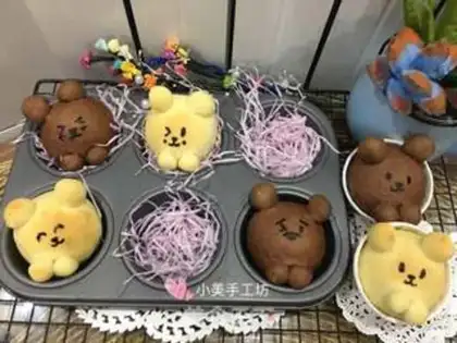 Make Sweet bear bread step 12
