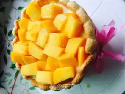 Make Mango Charlotte step 26